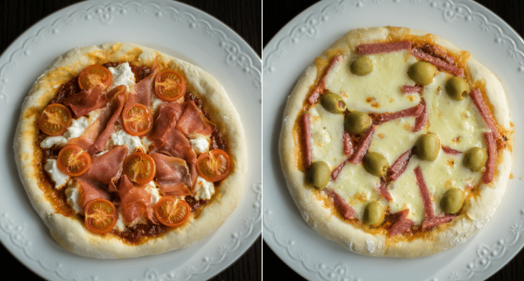domowa pizza zdjecie z gory glowne